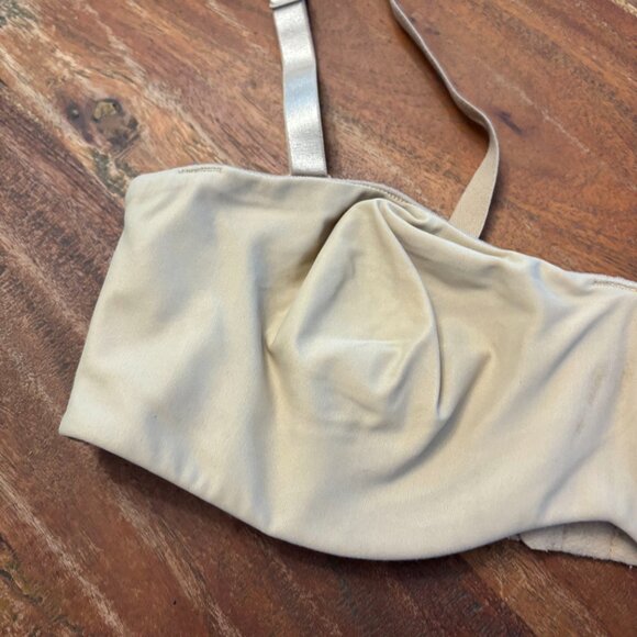 Lilyette Womens Minimizer Bra Hook & Eye‎ Adjustable Strap Beige Size 36C - Picture 3 of 4